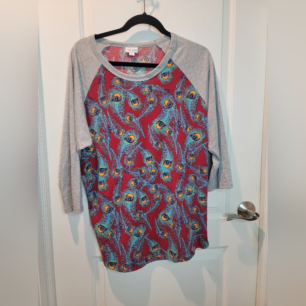 NWOT Lularoe 3/4 Sleeve Tunic Size 2XL